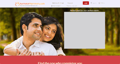 Desktop Screenshot of karmakarmatrimony.com